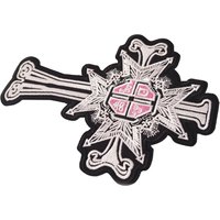 Papa Emeritus Grucifix Cross Heavy Metal Doom Hard Rock Band Embroidered Patch