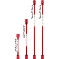 Red Series Extension Rods, Various Sizes, 4-Piece Set (7.87inch + 11.8inch + 19.7inch + 19.7inch), Used for Airless Paint Sprayers, Paint, Latex Paint Spray Guns, and Extension Rods for Airless Paint