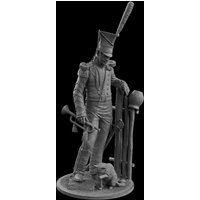 resin soldier model GK 54mm Army Gun Regiment Gunner Russia 1812-14 Unassembled and unpainted DIY kit 1224R