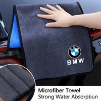 stickers Decals Water Absorption Cleaning Towel Thick Soft Dry Towel For BMW M 1 2 3 4 5 7 Series X1 X3 X4 X5 X6 X7 F10 F30 E46