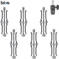 Selens 3 Pcs Standard 3/8 to 1/4 Adapter Thread Screw For Light Stand Tripod Photo Studio Kits Mount Ball Head Flash Lighting