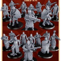 Armored Trooper Trench Soldier Medical Soldier Model for Board Game Running Team Table Top Wargame Trench Cross Model