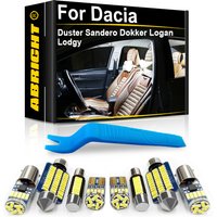 Auto LED Innen Licht Für Dacia Duster Sandero Lodgy Dokker Logan Jogger Frühling ICH II MK1 MK2 MKI MKII Zubehör Canbus