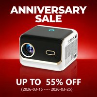 VIVICINE F3 Native 1080P Projector 4K Support Auto Focus Keystone Android 9.0 WiFi6 Home Theater