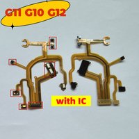 NEW Lens Back Main Flex Cable with IC For Canon G10 G11 G12 Base Line Rear Seat Lens Cable Strip Flex with Socket with Switch