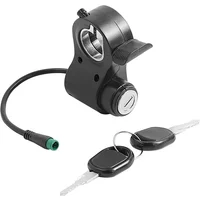 Lock with Key Throttle Replacement Parts For Kukirin G2 Max/G2 Pro Electric Scooter 5-Pin Throttle Switch Lock Accessory