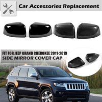 Rhyming For Jeep Grand Cherokee 2011-2019 Side Mirror Cap For Dodge Durango Rearview Mirror Cover Replacement Car Accessories
