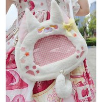 Japanese Crossbody Bag Harajuku Plush Shoulder Bag Lovely Foxes Itabag