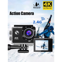 AliExpress NONE Action Camera Ultra HD 4K/30fps WiFi 2.0-inch Underwater Waterproof Helmet Video Recording Cameras Bicycle Vlog Camera