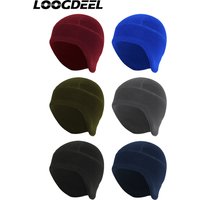 AliExpress LOOGDEEL Winter Warm Outdoor Sports Skiing Cycling Cap Hat Windproof Soft Beanie Cap Women Ski Bike Hat Cap Men Polar Fleece Cap