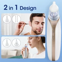 2 In 1 Intelligent Vacuum Earwax Remover 3 Adjustable Suction Levels Earwax Removal Kits Adults & Children Low-Noise Ear Dryer