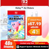 Nintendo Switch 2 Kirby Air Riders Juegos Games Deals 100% Original Physical Game Card Support 1-4 Players Action Game for NS2