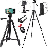 3120 Tripod For Phone 102cm Universal Phone Video Tripod Stand With Bluetooth Selfie Remote Video Recording Photography Stand