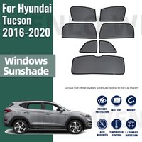 For Hyundai Tucson TL 2016 2017 2018 2019 2020 Car Sunshade Magnetic Front Rear Windshield Curtain Side Window Sun Shade Visor
