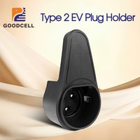 GOODCELL EV Type 2 Charger Plug Holder IEC 62196-2 Charging Cable Organizer Wall Mount Wall Box Socket Accessories
