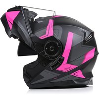 AliExpress BLD Hot Sales Motorcycle Helmet Inner Sun Lens Riding Bike Helmet Flip Up Modular Motocross Capacete Moto Open Face Casco Moto Dot