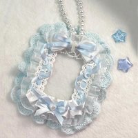 New High Quality Kawaii DIY Card Holder with Ribbon Lolita Lace Photocard Case Idol Display Anime Photo Protector Case Card