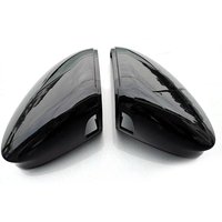 Couvercle de rétroviseur, paire noire, capuchon de rétroviseur latéral, aide au changement d'angle mort latéral pour ID.3 ID3 ID 3