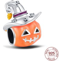 2025 925 Sterling Silver Halloween Charm Magic Hat Pumpkin Pendant For Women Men Make DIY Bracelet Party Jewelry Gifts