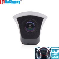 For Audi A6 C7 A4 B9 Q3 A5 Q5 A1 A3 A7 TT Q2 Q7 Waterproof HD CCD Night Vision Fisheye Lens Car Logo AHD 1080P Front View Camera