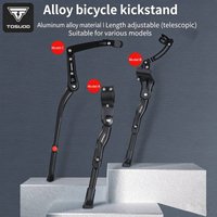 TOSUOD Bicycle Kickstand Parking Cycling Adjustable MTB Road Racks Bike Support Side Kick Stand Foot Brace Accessories
