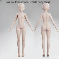 Body Model/Face Model/positive Proportional Body Mold Set Handmade DIY Ultra Light Clay Silicone Mold