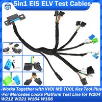 NEW 5in1 Xhorse EIS ELV Test Cables for Mercedes-Benz Work with VVDI MB BGA TOOL EIS ELV Test Detection Key Cable VVDI Key Tool