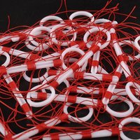 50pcs Cotton Thread Bobber Looper Slip Knot Looper Fishing Bobber Float Stop Knots Cord String Rope Buoy Fishing Float Accessory