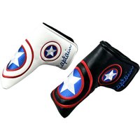 1pc Golf five-pointed star Pattern Putter Cover PU Leather Golf Club Cover Blade Putter Cover Protector with Magnet Closure