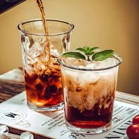 Coffee Cups Luxury Glass Transparent Coffee Mug Juice Milk Drinking Glass Set Cup Drinkware Glass Cup Drink Old Fashioned Glass