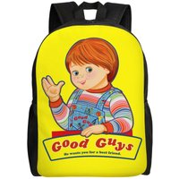 Good Guys Child's Play Laptop Backpack Women Men Basic Bookbag for College School Student Chucky Doll Bags