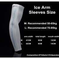 Esports Ice Arm Sleeves For FPS Gamer Arm Aiming Reduce friction Smooth Glass Mousepad Sun Protection Cooling Compression