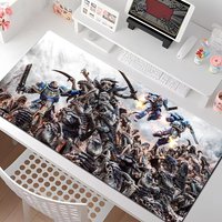 W-WarhammERS-S-40k Mouse Pad Multiple Sizes Large Square Computer Office Game Table Mats Rubber Anti-slip Mousepads