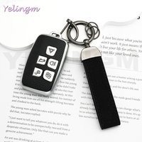 Car Remote Shell Key Case Cover for Land Rover Range Rover Sport Evoque Freelander Velar Discovery 4 Jaguar XE XJ XF Guitar