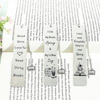 Personalized Stainless Steel Bookmarks Perfect Gift for Book Lovers Collection, Funny Metal Bookmarks for Family and Friends