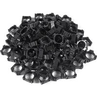 100PCS 18650 Lithium Battery Holder Cylindrical Anti Vibration Plastic Battery Pack Bracket Li-ion Battery Spacer Cell Holde
