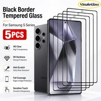 5Pcs Screen Protector for Samsung Galaxy S24 S25 Ultra S22 S23 S21 Ultra Fingerprint Ulock Tempered Glass for Samsung S24 Plus