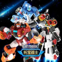 Tobot Warrior latest version toy figure Galaxy Detective kid's Toy SWAT Sonic Thunder Combination Transformation Assembly Figure