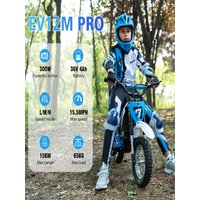 AliExpress evercross plus Children's Electric Dirt Bike EVERCROSS PLUS EV12M Pro - 300W, 25 km/h, 15 km Range, Bluetooth & LED, 12'' Tires