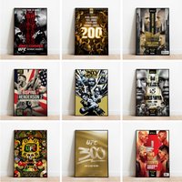 Famous Boxing Legends Fighting Poster UFC 200 300 Posters Jones Edwards Canvas Print Painting Wall Decor Gym Home Mural Cuadros