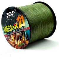 JOF 21-Strand PE Braided Fishing Line Smooth Wear Resistant, Main Line, Durable High-Visibility Line for Freshwater/Saltwater
