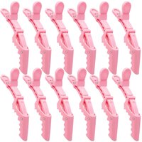 6PCS Professional Alligator Hair Clips Styling Sectioning Hair Accessories Wide Teeth Double Hinged Design for Salon Hairdresing