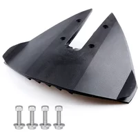 For Outboards Stern Drives 30HP-300HP Engine Marine Hydrofoil Stabilizer Outboard Boat ABS Plastic Steering Boat Control Black
