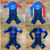 LASER CUT Skinsuit 2026 2025 GROUPAMA FDJ TEAM Bodysuit SHORT Cycling Jersey Bike Bicycle Clothing Maillot Ropa Ciclismo