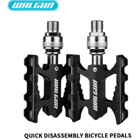 WALGUN Quick Release Bicycle Pedal Aluminum Alloy Pedal Ultralight Mountain Bike Bearing Pedal Non-slip Bicycle General Cycling