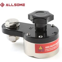ALLSOME 200A/300A/600A Magnetic Welding Ground On/Off Soldering Grounding Clamp Iron Welding Machine Neodymium Magnet Connector