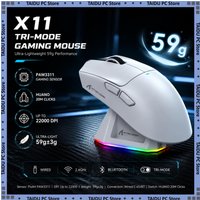 ATTACK SHARK X11 Wireless Gaming Mouse PAW3311 Sensor 22000DPI 3 Modes Wired 2.4G BT 280mAh Rechargeable Mouse