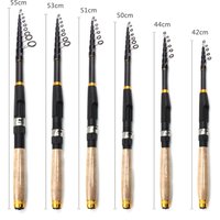 NEW 1.8m-3.0m Multifunction Spinning Rod carbon fishing fish pole telescopic Travel fishing rod ultrashort Fishing Tackle