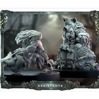 Resin Model figure, GK, Vicious Wildfire 9, Orc, 32mm, Fantasy theme, Unassembled and unpainted kit