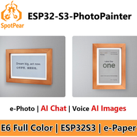 ESP32-S3 AI Voice Images Chat Robot Electronic PhotoPainter Frame E-Paper Ink Screen 7.3inch E6 Full-Color Deepseek For Xiaozhi
